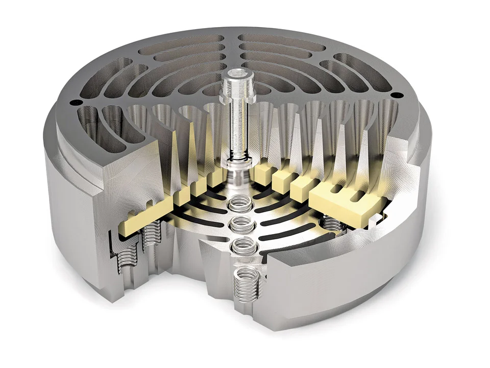 Ring Damped Valve cutaway