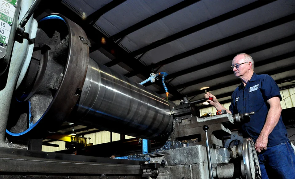 Machining at DPO facility